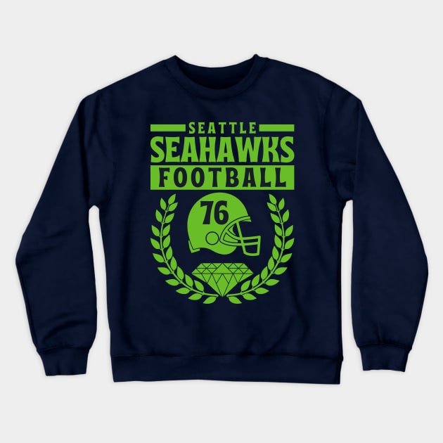 Seattle Seahawks 1976 American Football Crewneck Sweatshirt by Astronaut.co